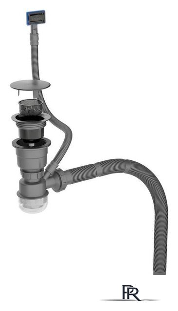 Кухонная мойка Roxen Uno 560210-54B-V графит/текстурная PVD покрытие (с ролл-матом и дозатором) - Изображение №13 — Интернет-магазин ПроЗаказ