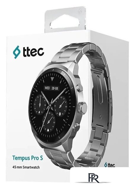 Умные часы ttec Tempus Pro S 45мм (серый) - Изображение №8 — Интернет-магазин ПроЗаказ