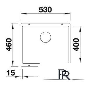 Кухонная мойка Blanco Rotan 500-U (кофе) 521353 - Изображение №2 — Интернет-магазин ПроЗаказ