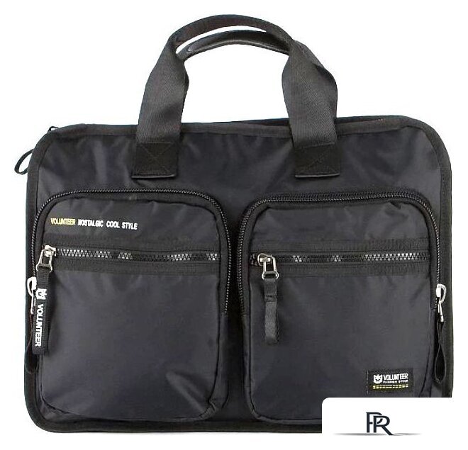 Мужская сумка Volunteer 083-1801-13-BLK (черный) - Изображение №1 — Интернет-магазин ПроЗаказ