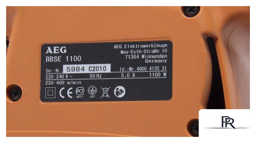 Ленточная шлифмашина AEG Powertools BBSE 1100 - Изображение №3 — Интернет-магазин ПроЗаказ