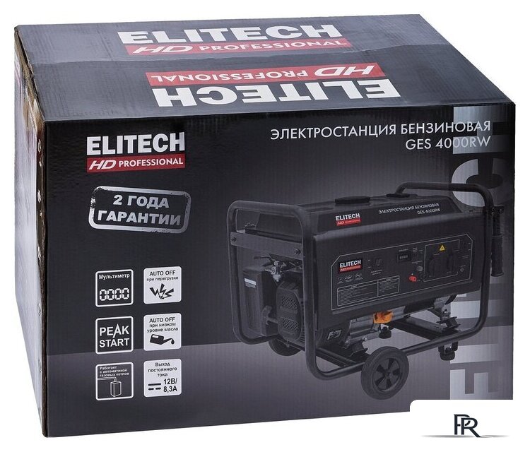 Бензиновый генератор ELITECH HD GES 4000RW - Изображение №9 — Интернет-магазин ПроЗаказ