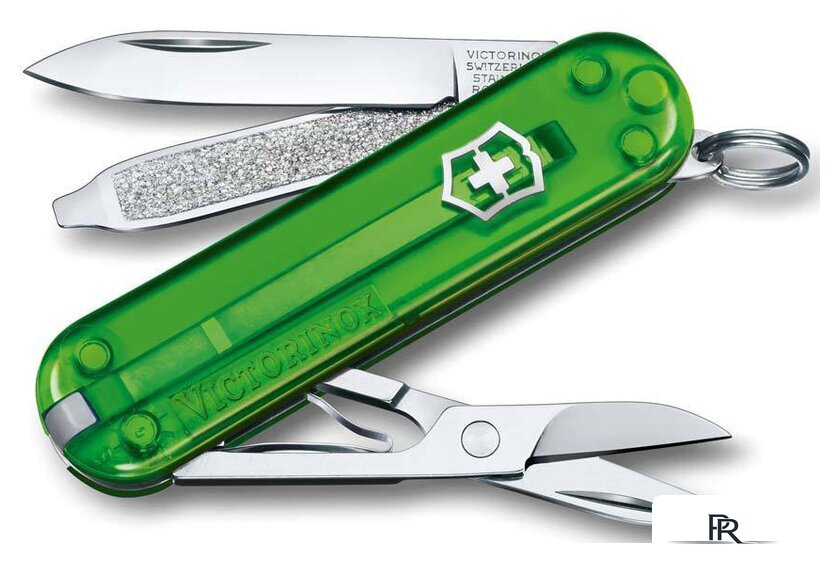 Мультитул Victorinox Classic SD Transparent (зеленый) - Изображение №1 — Интернет-магазин ПроЗаказ