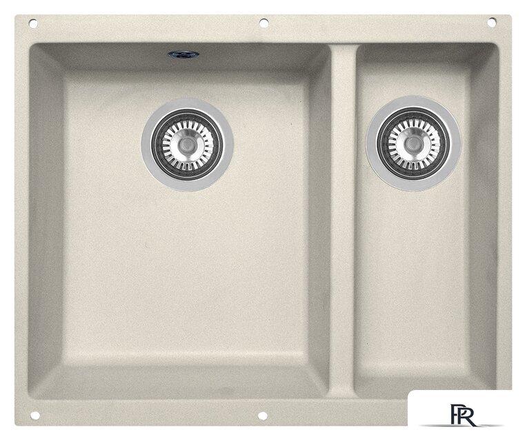 Кухонная мойка Zigmund & Shtain Integra 500.2 (речной песок) - Изображение №1 — Интернет-магазин ПроЗаказ