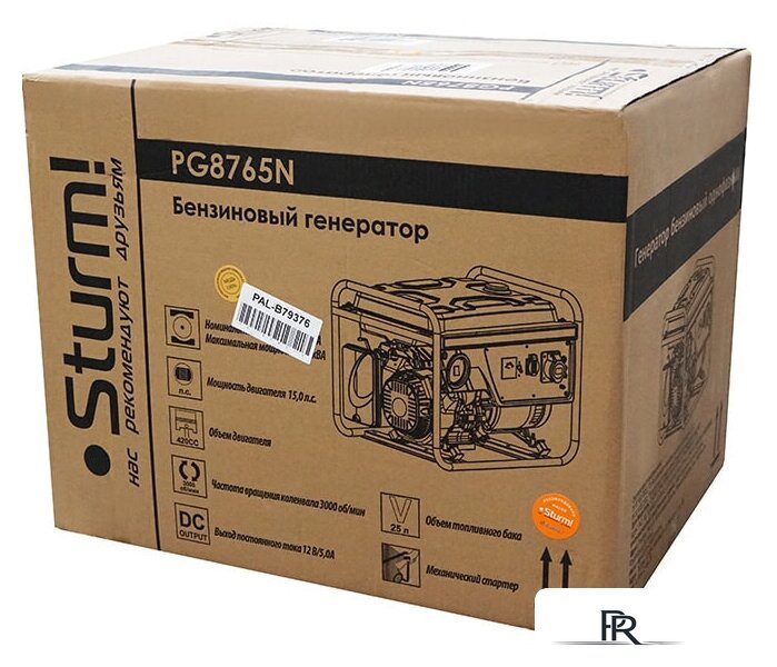 Бензиновый генератор Sturm PG8765N - Изображение №3 — Интернет-магазин ПроЗаказ