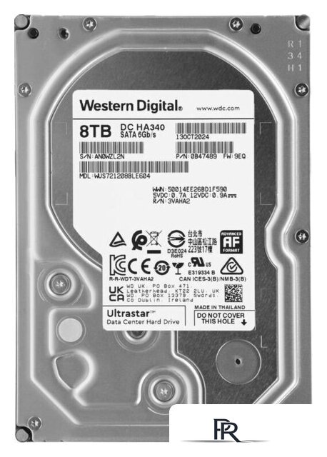 Жесткий диск WD Ultrastar DC HA340 8TB WUS721208BLE6L4 - Изображение №1 — Интернет-магазин ПроЗаказ