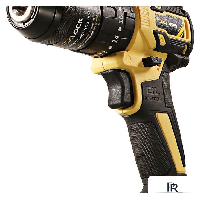 Ударная дрель-шуруповерт Hanskonner HCD2065BLIC (с 2-мя АКБ, кейс) - Изображение №8 — Интернет-магазин ПроЗаказ