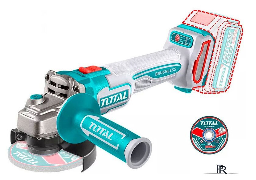 Угловая шлифмашина Total TAGLI211541 (с 1-им АКБ, кейс) - Изображение №1 — Интернет-магазин ПроЗаказ