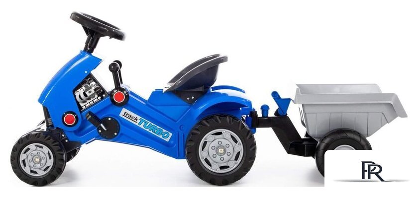 Педальная машинка Полесье Каталка-трактор с педалями Turbo-2 с полуприцепом 84651 - Изображение №2 — Интернет-магазин ПроЗаказ