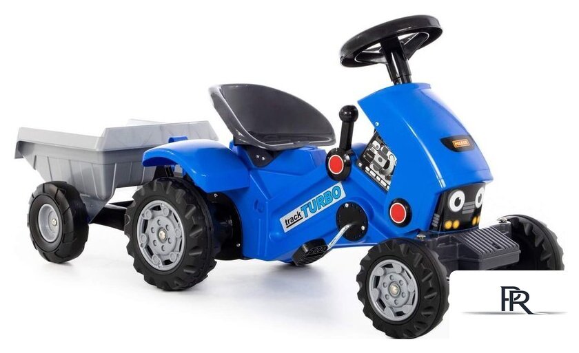 Педальная машинка Полесье Каталка-трактор с педалями Turbo-2 с полуприцепом 84651 - Изображение №6 — Интернет-магазин ПроЗаказ