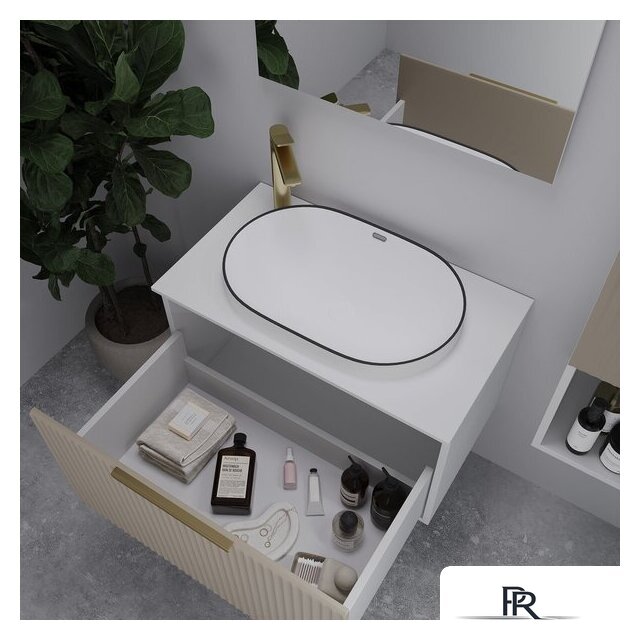  ЗОВ Тумба под умывальник Дублин 80 DU80LWMFC (флавио кашемир) - Изображение №4 — Интернет-магазин ПроЗаказ