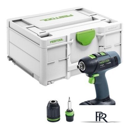 Дрель-шуруповерт Festool T 18+3-Basic 576448 (без АКБ, кейс) - Изображение №1 — Интернет-магазин ПроЗаказ