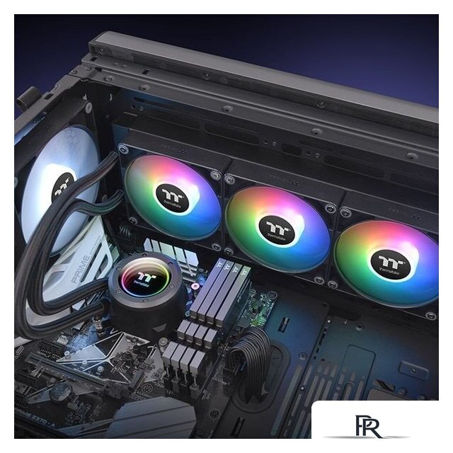 Система жидкостного охлаждения для процессора Thermaltake TH360 V2 ARGB CL-W362-PL12SW-A - Изображение №5 — Интернет-магазин ПроЗаказ