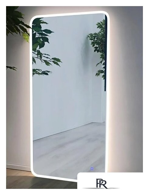 Зеркало с подсветкой  EMZE Smartphone 50x100 LED.UV.SMART.50.100.BEL (белый с УФ-окантовкой и подсветкой) - Изображение №11 — Интернет-магазин ПроЗаказ