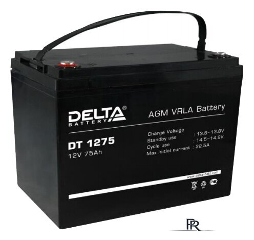 Аккумулятор для ИБП Delta DT 1275 (12В/75 А·ч) - Изображение №1 — Интернет-магазин ПроЗаказ