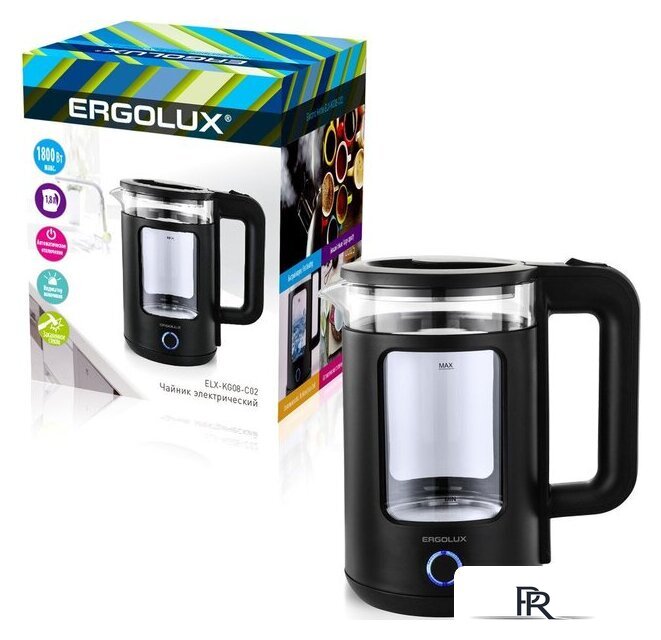 Электрический чайник Ergolux ELX-KG08-C02 - Изображение №1 — Интернет-магазин ПроЗаказ