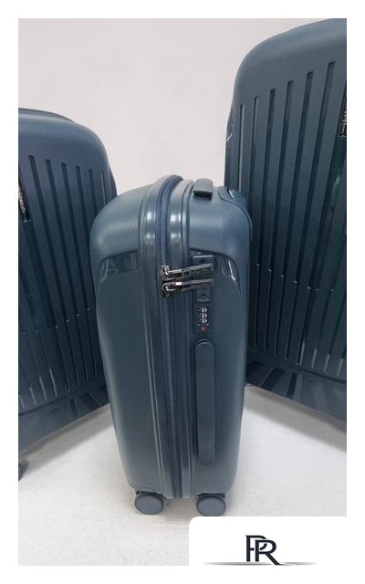 Чемодан-спиннер Mironpan 23107 (L, темно-зеленый) - Изображение №2 — Интернет-магазин ПроЗаказ