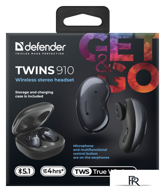Наушники Defender Twins 910 (черный) - Изображение №7 — Интернет-магазин ПроЗаказ
