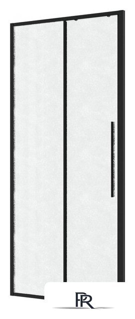 Душевая дверь Niagara Nova NG-84-L13CHB 130x195 (черный матовый/шиншилла стекло) - Изображение №2 — Интернет-магазин ПроЗаказ