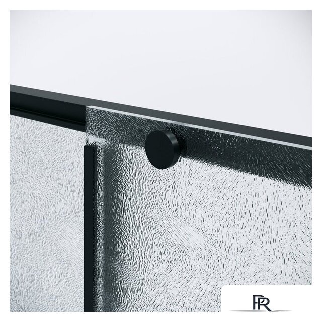 Душевая дверь Niagara Nova NG-84-L13CHB 130x195 (черный матовый/шиншилла стекло) - Изображение №4 — Интернет-магазин ПроЗаказ