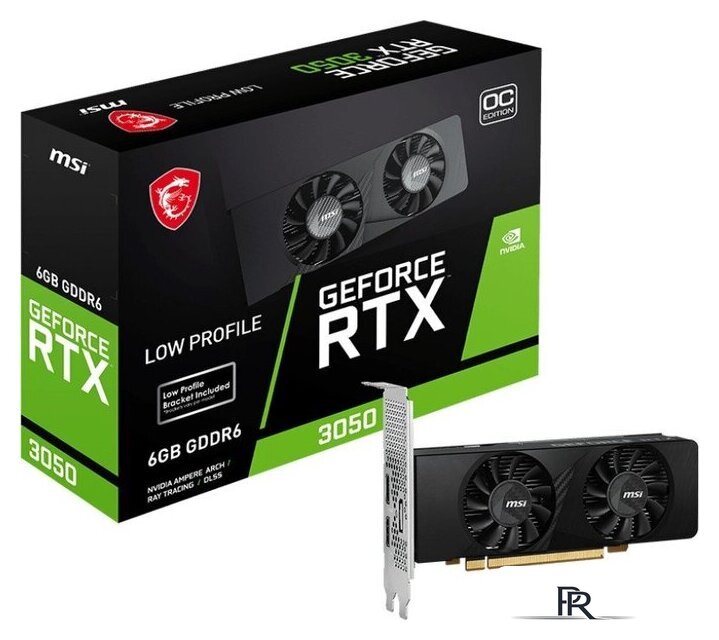 Видеокарта MSI GeForce RTX 3050 LP 6G OC - Изображение №6 — Интернет-магазин ПроЗаказ