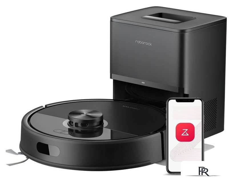 Робот-пылесос Roborock Q7T+ (евровилка, с английской озвучкой, черный) - Изображение №1 — Интернет-магазин ПроЗаказ