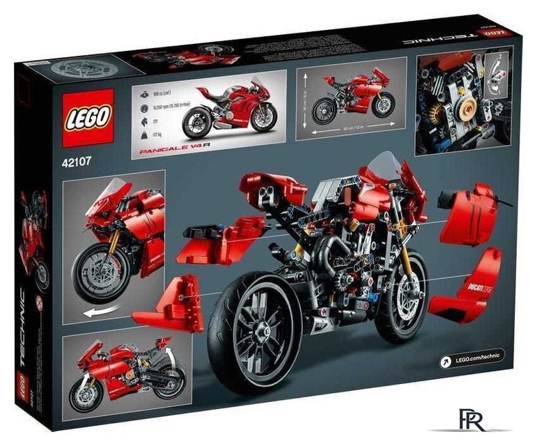Конструктор LEGO Technic 42107 Ducati Panigale V4 R - Изображение №2 — Интернет-магазин ПроЗаказ