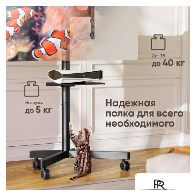 Стойка для телевизора Onkron TS1137 (черный) - Изображение №3 — Интернет-магазин ПроЗаказ