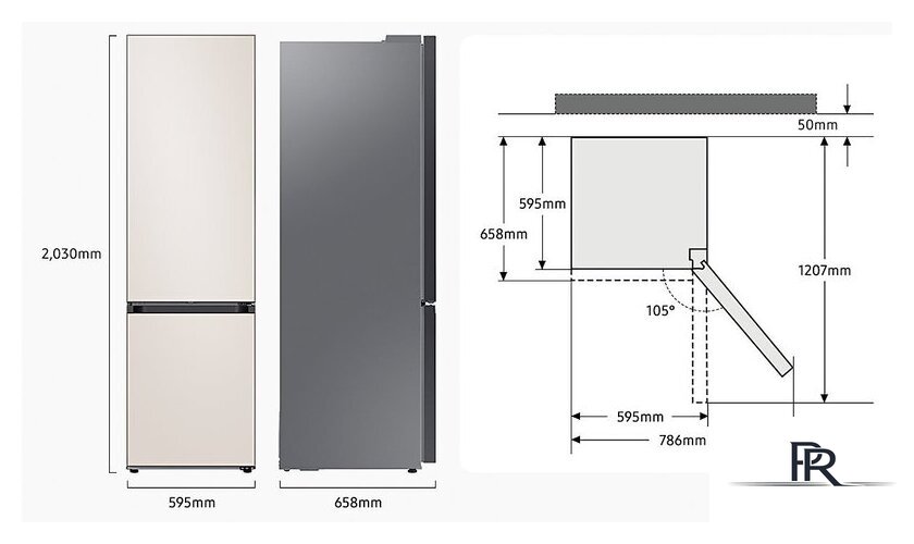 Холодильник Samsung Bespoke RB38A7B6AAP/EF - Изображение №6 — Интернет-магазин ПроЗаказ