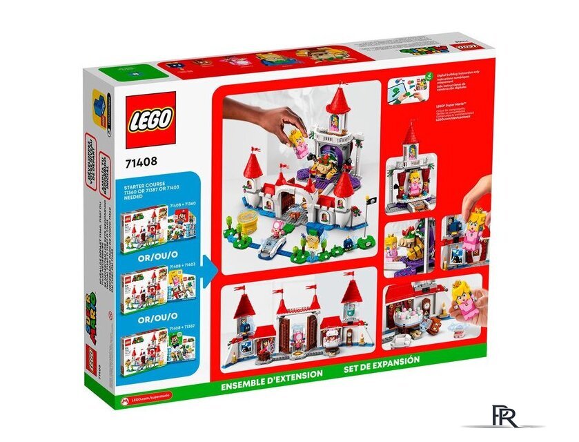 Конструктор LEGO Super Mario 71408 Дополнительный набор Замок Пич - Изображение №2 — Интернет-магазин ПроЗаказ