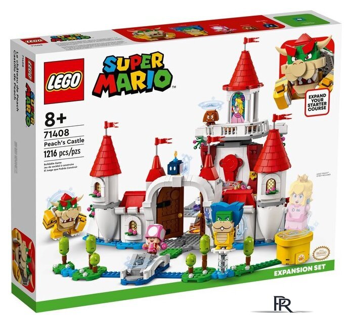 Конструктор LEGO Super Mario 71408 Дополнительный набор Замок Пич - Изображение №1 — Интернет-магазин ПроЗаказ