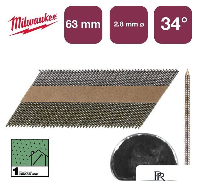 Гвозди для пистолета Milwaukee 4932492600 (2200 шт) - Изображение №1 — Интернет-магазин ПроЗаказ