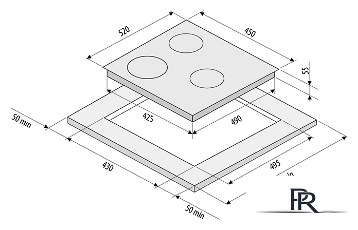 Варочная панель Krona Ombra 45 BL - Изображение №4 — Интернет-магазин ПроЗаказ