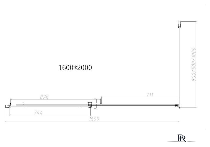 Душевой уголок Vincea Dice VSR-4D8016CLGM - Изображение №4 — Интернет-магазин ПроЗаказ