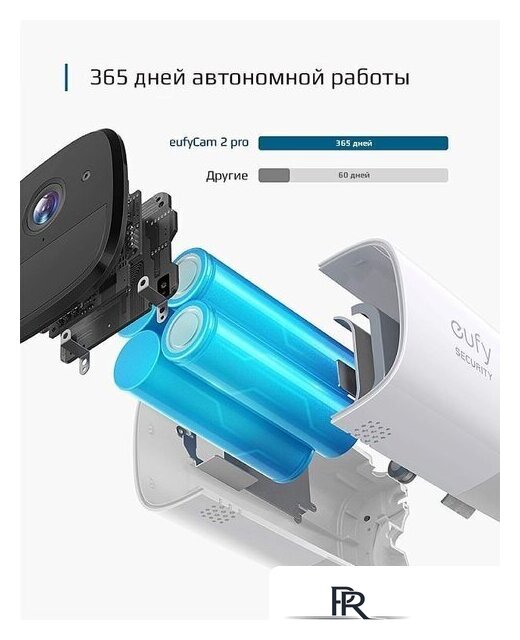 Комплект IP-камер Eufy EufyCam 2 Pro Kit (2 камеры) - Изображение №8 — Интернет-магазин ПроЗаказ