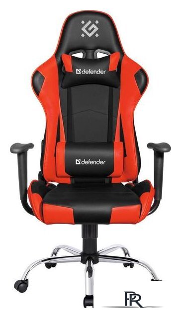 Игровое (геймерское) кресло Defender Azgard (черный/красный) - Изображение №2 — Интернет-магазин ПроЗаказ