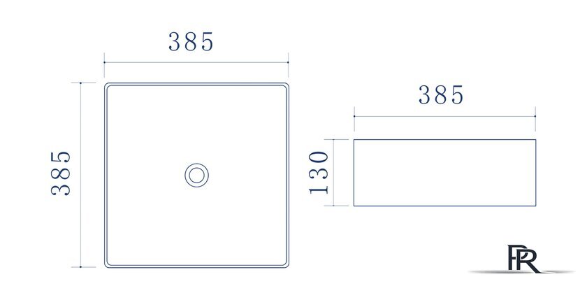 Умывальник Uptrend Hestia (глянцевый белый) - Изображение №4 — Интернет-магазин ПроЗаказ