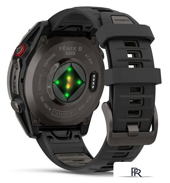 Умные часы Garmin Fenix 8 Pro 47 мм (серый, черный силиконовый ремешок) - Изображение №6 — Интернет-магазин ПроЗаказ
