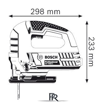 Электролобзик Bosch GST 8000 E Professional - Изображение №2 — Интернет-магазин ПроЗаказ