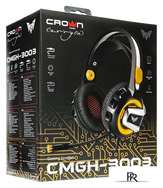Наушники CrownMicro CMGH-3003 - Изображение №6 — Интернет-магазин ПроЗаказ