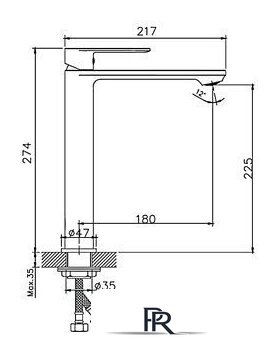 Смеситель Haiba HB11590-7 (черный) - Изображение №2 — Интернет-магазин ПроЗаказ
