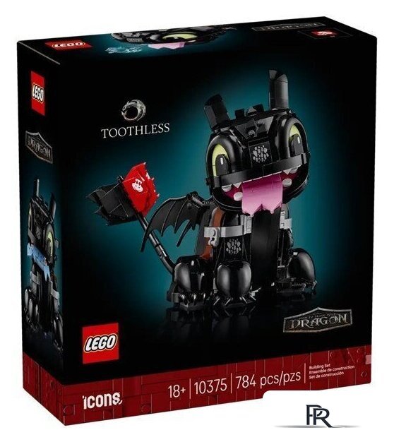 Конструктор LEGO Icons 10375 Как приручить дракона: Беззубик - Изображение №1 — Интернет-магазин ПроЗаказ