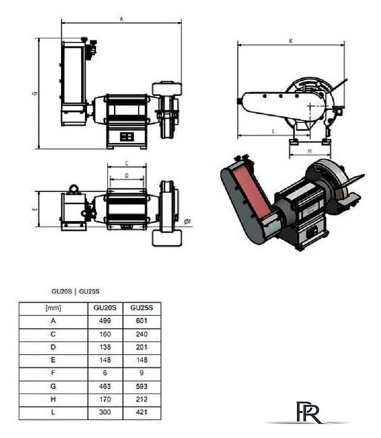 Заточный станок Optimum OPTIgrind GU25S - Изображение №2 — Интернет-магазин ПроЗаказ