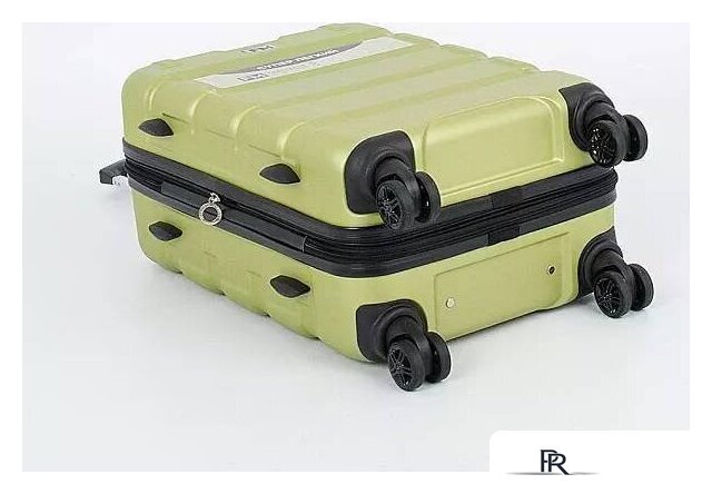Чемодан-спиннер Francesco Molinary 336-161426/3-20 (салатовый) - Изображение №4 — Интернет-магазин ПроЗаказ