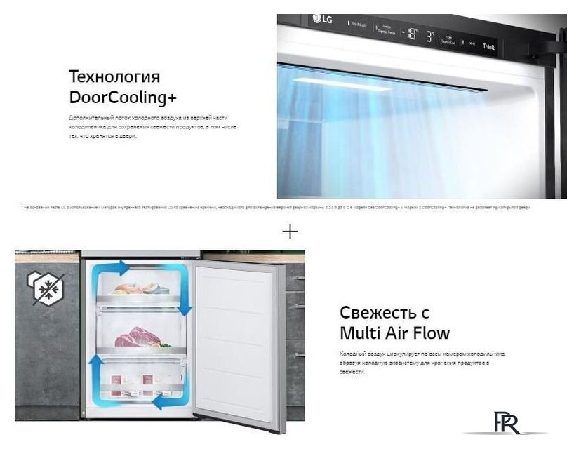 Холодильник LG DoorCooling+ GC-B459FNPW - Изображение №15 — Интернет-магазин ПроЗаказ