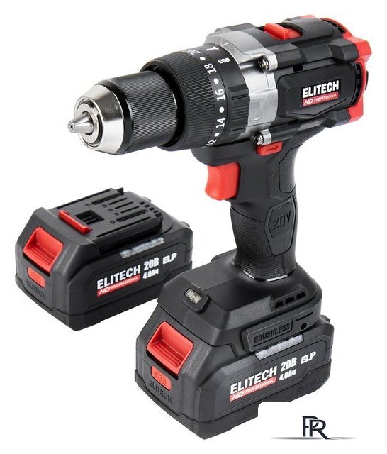 Ударная дрель-шуруповерт ELITECH CD 20BL2 E2201.042.02 (с 2-мя АКБ, кейс) - Изображение №1 — Интернет-магазин ПроЗаказ