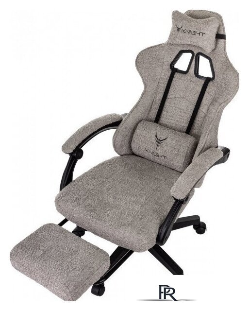 Игровое (геймерское) кресло Knight Lord/F (бежевый, ткань Camby20) - Изображение №8 — Интернет-магазин ПроЗаказ