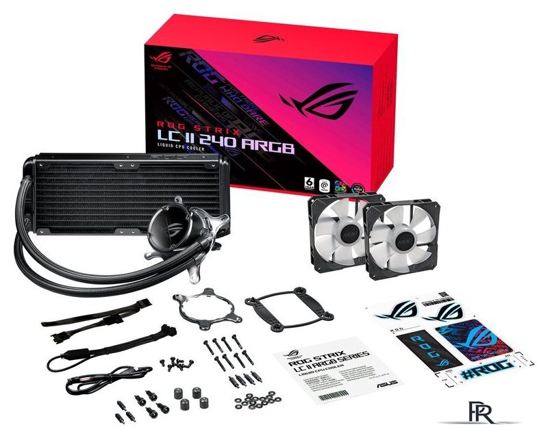 Система жидкостного охлаждения для процессора ASUS ROG Strix LC II 240 ARGB - Изображение №3 — Интернет-магазин ПроЗаказ