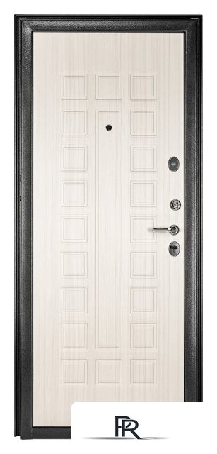 Металлическая дверь Guard MG60 МДФ 97х205 правая (черное серебро/белый ясень) - Изображение №3 — Интернет-магазин ПроЗаказ