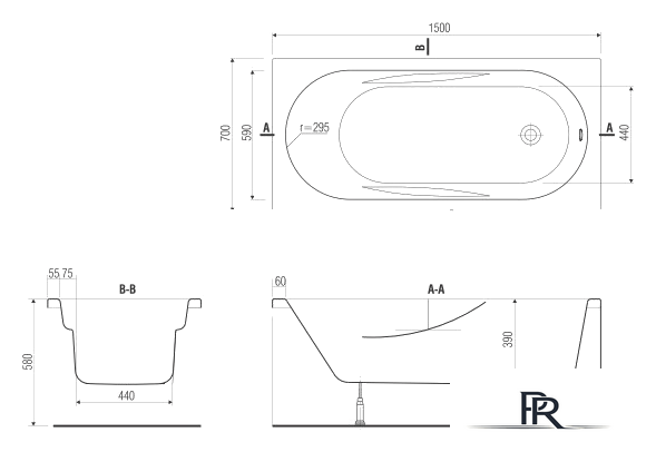 Ванна Cersanit Mito Red 170x70 - Изображение №4 — Интернет-магазин ПроЗаказ